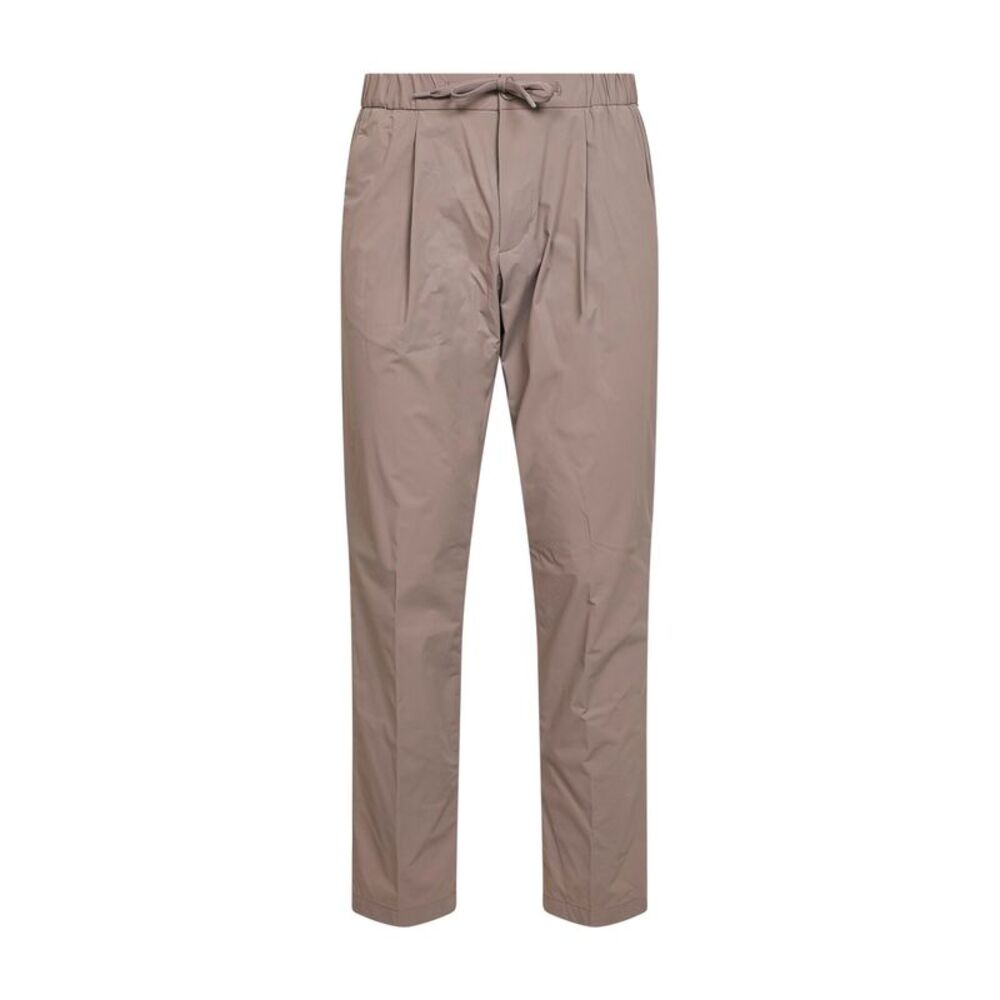 Herno Men Dove Grey Maestro Nylon Trousers